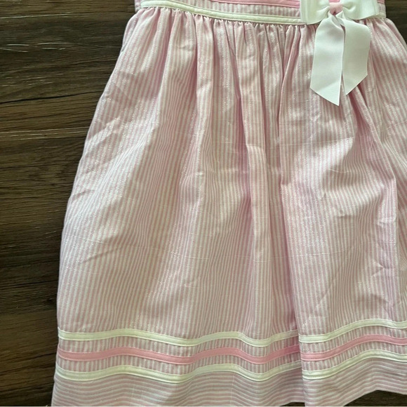 Bonnie Jean Dress Girl’s 12 Pink & White Metallic Cute Preppy Special Occasion - Picture 4 of 7